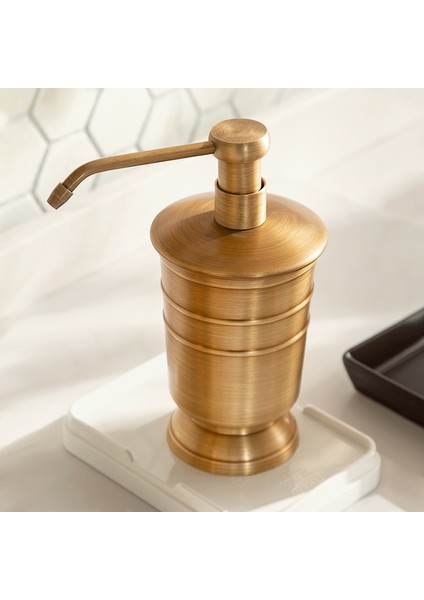 Banyo Aksesuarları Seti Tezgah Diş Fırçası Tutucu Ve Fincan, Sabunluk, Sabunluk, Depolama, Antika Bronz | Banyo Donanım Setleri (Yurt Dışından)