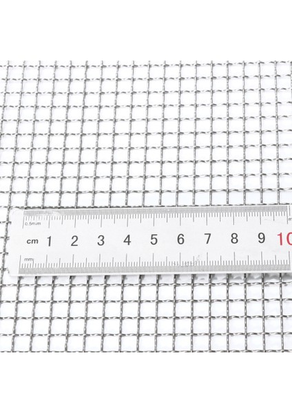 30 Cm Paslanmaz Çelik Kare Dokuma Tel - Siyah (Yurt Dışından) fırsatları