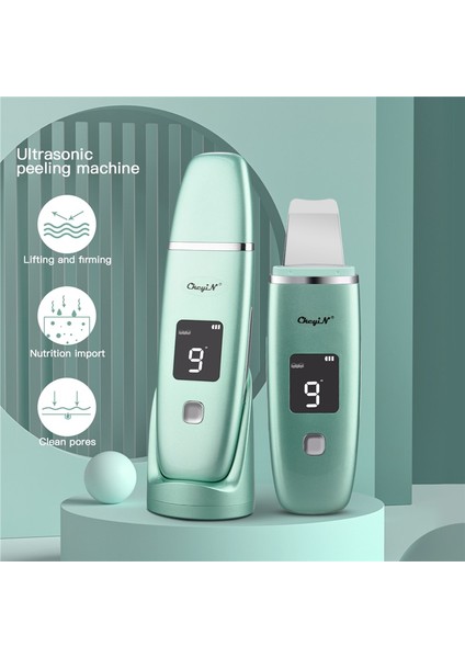 Ultrasonik Titreşim Blackhead Remover Derin Temizleme Yüz Scrubber Pore Temizleyici Kaldırma Makinesi Yüz Led Soyma Kürek | Cilt Scrubber (Yurt Dışından)