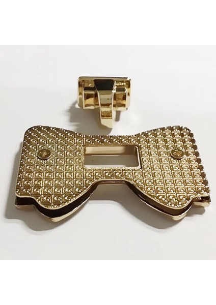 1 Takım Çanta Büküm Dönüş Kilidi Altın Kanca Kutusu Mandalları Toka Çanta Kilidi Bagaj Çanta Kilidi 60X38MM fırsatları