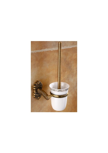 Banyo Donanım Seti Alüminyum Katlanabilir Havlu Askısı Köşe Raf Kağıt Tutucu Tuvalet Fırçası Tutucu Tırnak Punched Antik Oyma | Banyo Donanım Setleri (Yurt Dışından)