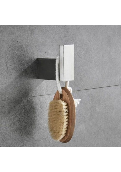 Paslanmaz Çelik Banyo Donanım Seti Fırçalanmış Nikel Diş Fırçası Tutucu Kağıt Tutucu Havlu Bar Banyo Aksesuarları | Banyo Rafı | Paslanmaz Çelik Banyo Raflarıstel Banyo (Yurt Dışından)