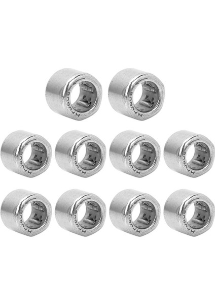 10 Adet 8MM/10MM Id 12MM/16MM Od Çizilmiş Fincan Iğneli Rulman Açık Uç(Yurt Dışından)