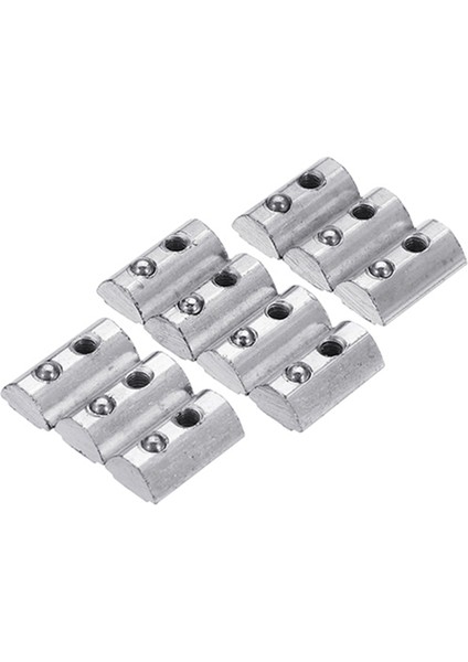 Yeni Araç Machifit 10PCS 30M4 2020 Alüminyum Profil Yuvarlak Rulo T Yuvası Için Yaylı Somun Elastik Somun
