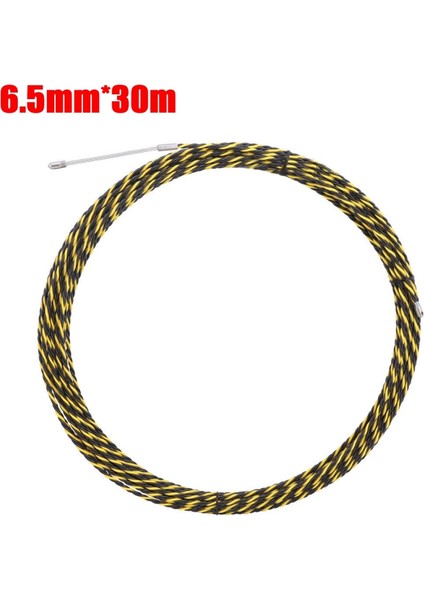 Aracı 6.5mm x 30M Kablo Itmeli Çektirme Borusu Yılan Kablosu Rodder Balık Teyp Tel Kılavuzu fiyatları