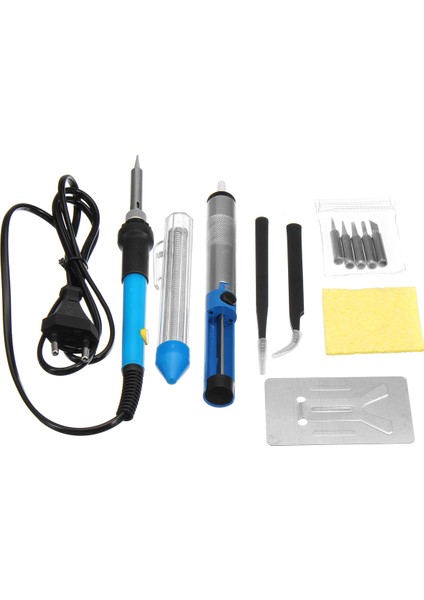 Faydalı Araçlar 60W 220V Elektrikli Havya Seti Ayarlanabilir Sıcaklık Seti
