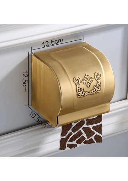 Banyo Aksesuarları Set Duvara Dağı Antik Tasarım Kağıt Rulo Tutucu Tuvalet Kağıdı Tutucu Doku Kutusu Banyo Aksesuarları | Banyo Donanım Setleri