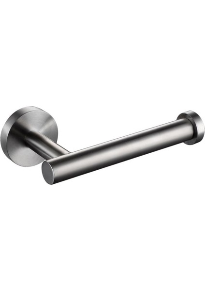 Paslanmaz Çelik Kağıt Tutucu Tuvalet / Mutfak Tutucu Sleek Mat Siyah | Banyo Donanım Setleri (Gümüş)