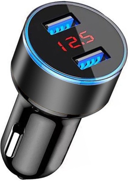 Araba Oto Hızlı Şarj Dijital Ekran Çift USB Şarj Güç Adaptörü Telefon Için (Yurt Dışından) fiyatları