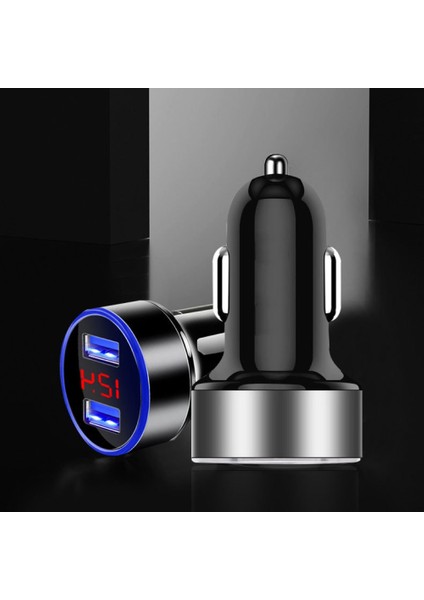 Araba Oto Hızlı Şarj Dijital Ekran Çift USB Şarj Güç Adaptörü Telefon Için (Yurt Dışından) indirimleri