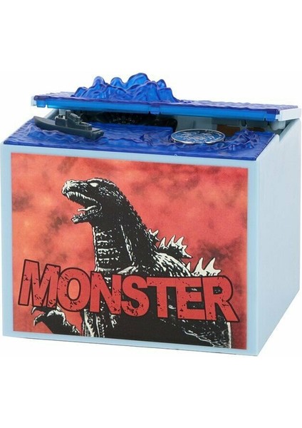 Electronic Coin-Money Piggy Bank Godzilla-Musical modelleri