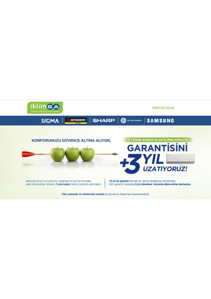 Iklimsa 3 Yıl Ek Garanti
