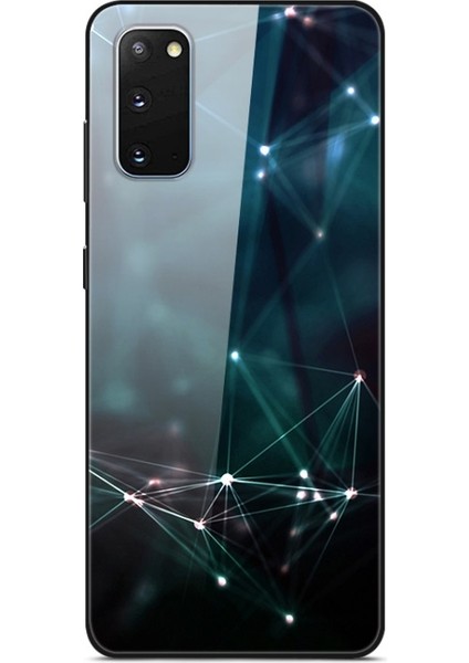 Galaxy S20 Için Baskılı Cam + Pc + Tpu Telefon Kılıfı (Yurt Dışından)