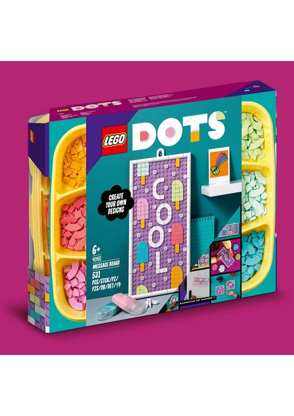 Dots Mesaj Panosu 41951 - Çocuklar Için Kendin Yap Oyuncak Yapım Seti (531 Parça)