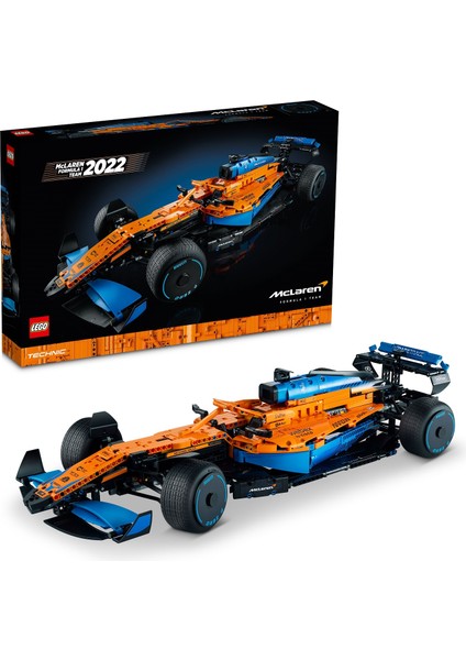 Technic McLaren Formula 1™ Yarış Arabası 42141 - Yetişkinler için 2022 Araba Modeli Yapım Seti (1432 Parça)