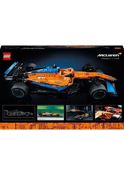 Technic McLaren Formula 1™ Yarış Arabası 42141 - Yetişkinler için 2022 Araba Modeli Yapım Seti (1432 Parça)