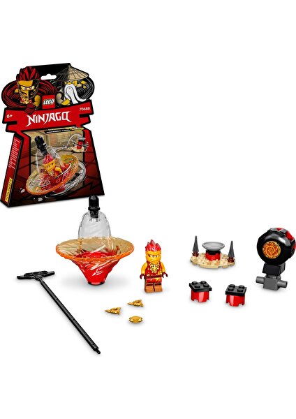 NINJAGO® Kai'nin Spinjitzu Ninja Eğitimi 70688 - 6 Yaş ve Üzeri için NINJAGO Kai İçeren Topaç Oyuncak Yapım Seti (32 Parça)