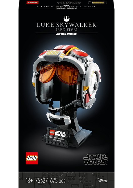 Star Wars# Luke Skywalker#'ın (Kırmızı Beş) Kaskı 75327 - Yetişkinler için Koleksiyonluk Star Wars Sergileme Modeli Yapım Seti (675 Parça) modelleri