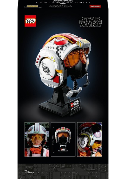 Star Wars# Luke Skywalker#'ın (Kırmızı Beş) Kaskı 75327 - Yetişkinler için Koleksiyonluk Star Wars Sergileme Modeli Yapım Seti (675 Parça) fırsatları