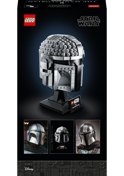 ® Star Wars™ Mandalorian™ Kaskı 75328 - Yetişkinler için Koleksiyonluk Sergileme Modeli Yapım Seti (584 Parça)