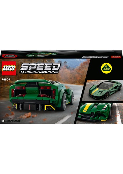 Speed Champions Lotus Evija 76907 - 8 Yaş ve Üzeri Çocuklar ve Araba Meraklıları Için Harika Bir Oyuncak Yapım Seti (247 Parça)