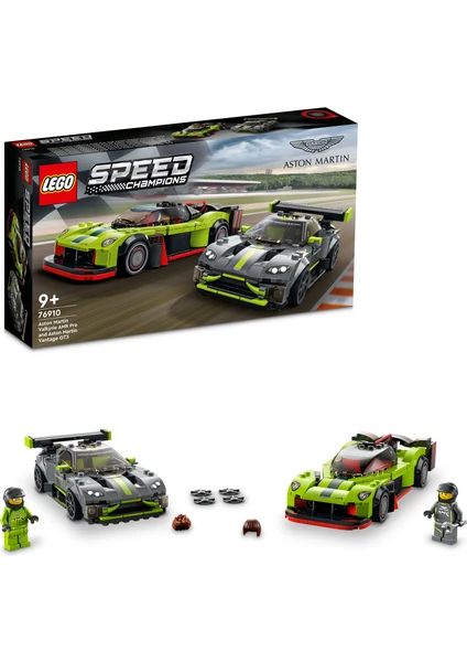 Speed Champions Aston Martin Valkyrie Amr Pro ve Aston Martin Vantage Gt3 76910 - Araba Seven Çocuklar Için Yaratıcı Oyuncak Yapım Seti (592 Parça)