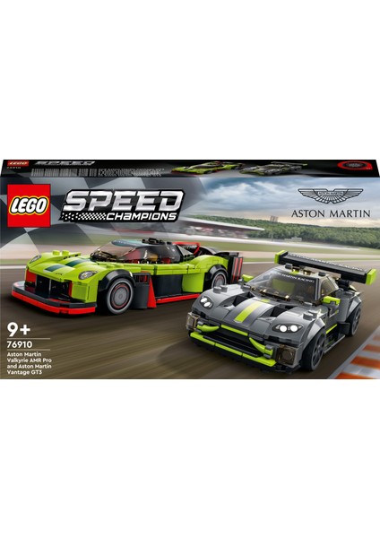 Speed Champions Aston Martin Valkyrie Amr Pro ve Aston Martin Vantage Gt3 76910 - Araba Seven Çocuklar Için Yaratıcı Oyuncak Yapım Seti (592 Parça)