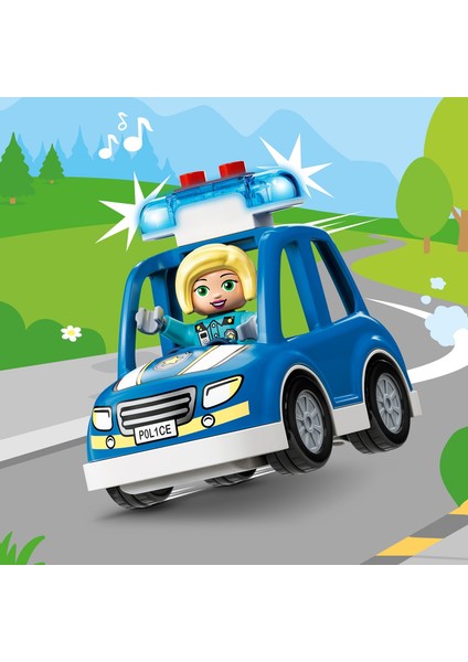 ® DUPLO® Kurtarma Polis Merkezi ve Helikopter 10959 - 2 Yaş ve Üzeri Için Polis Arabası ve Helikopter Içeren Oyuncak Yapım Seti (40 Parça)