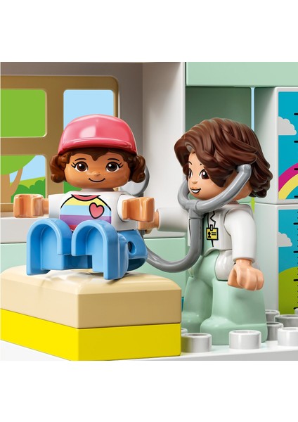 Duplo® Kurtarma Doktor Muayenesi 10968 - 2 Yaş ve Üzeri Okul Öncesi Çağındaki Çocuklar Için Eğitici Tıp Merkezi Oyuncak Yapım Seti (34 Parça)