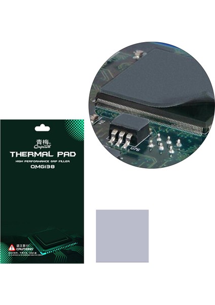 F Fityle Silikon Termal Pad 13.8 W / Mk Cpu Soğutucular Için Grafik Kartı Dizüstü Soğutucu LED Soğutucu - 40X40X3.0MM (Yurt Dışından)