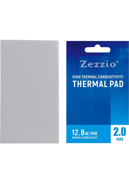 F Fityle Silikon Termal Pad 85X45MM Isı Dayanımı Yüksek Sıcaklık Dayanımı Pc Laptop Için Soğutucu Gpu / Cpu / LED Soğutucu - 2.0mm (Yurt Dışından)
