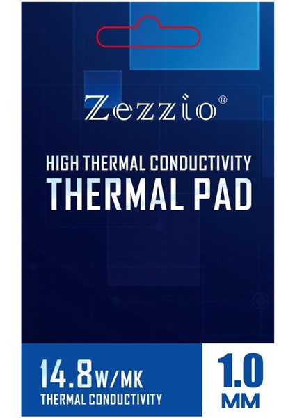 F Fityle Termal Pad Gres Pad 14.8 W / Mk Cpu Laptop Için Soğutucu Olmayan Iletken Isı Direnci Bellek SSD Oyun Ekipmanları Verimli Soğutucu - 85X45X1.0MM (Yurt Dışından)