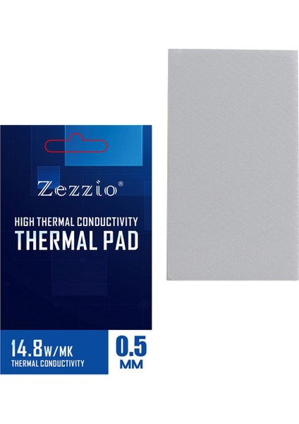 F Fityle Termal Pad Gres Pad 14.8 W / Mk Cpu Laptop Için Soğutucu Olmayan Iletken Isı Direnci Bellek SSD Oyun Ekipmanları Verimli Soğutucu - 85X45X0.5MM (Yurt Dışından)