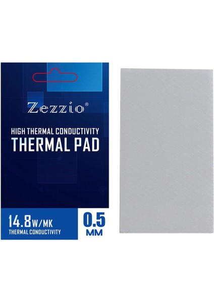 F Fityle Termal Pad Gres Pad 14.8 W / Mk Cpu Laptop Için Soğutucu Olmayan Iletken Isı Direnci Bellek SSD Oyun Ekipmanları Verimli Soğutucu - 85X45X0.5MM (Yurt Dışından)
