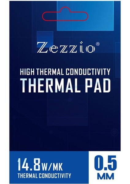 F Fityle Termal Pad Gres Pad 14.8 W / Mk Cpu Laptop Için Soğutucu Olmayan Iletken Isı Direnci Bellek SSD Oyun Ekipmanları Verimli Soğutucu - 85X45X0.5MM (Yurt Dışından)