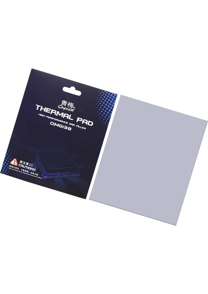 F Fityle Cpu Termal Ped Yüksek Verimli Termal Ped 90X60X3.0MM Silikon Gpu Isı Emici Kuzey ve Güney Köprüsü Su Termal Ped - 120X120X2.5MM (Yurt Dışından)