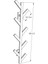 Duvara Monte Ahşap Elbise Askısı Portmanto Askılık Dekoratif Askı Askılık Elbise Askısı 2 Adet 3