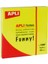 Apli 11897 Yapışkanlı Not Kağıdı Sarı Funny 100 Yp 75X75 1