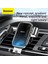 Siyah Sır Yerçekimi Araç Montaj Braketi Aircon Vent Cep Telefonu iPhone 13 Için Pro Max Samsung Xiao Mi Huawei Klip Yaratıcı Aurora Navigasyon Tembel Braketi (Yurt Dışından) 3