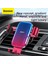 Pembe Sır Yerçekimi Araç Montaj Braketi Aircon Vent Cep Telefonu iPhone 13 Için Pro Max Samsung Xiao Mi Huawei Klip Yaratıcı Aurora Navigasyon Tembel Braketi (Yurt Dışından) 2