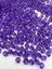 50GR 8mm Koyu Lila / Mor Petek Model Akrilik Boncuk,takı , Çanta Yapım Boncuğu (50GR,~200 Adet) 3