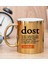 Kişiye Özel Dost Kelime Anlamı Gold Kupa Bardak 1