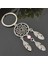 Eski Donukdreamcatcher&feather&pembe Boncuk Charm Anahtarlık 2