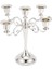 5-Mum Metal Şamdan Şamdan 10 '' Mumluk Mum Standı Bronz 3
