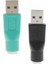 Yedek USB Erkek Ps / 2 Kadın Dönüştürücü Değiştirici Adaptörü Teal (Yurt Dışından) 4