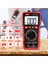 Prtable Dijital LCD Multimetre Voltmetre Ampermetre Volt Test Cihazı Ac/dc Voltaj Transistör Test Cihazı TA801A - 1