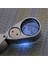 Aracı 40X25MM LED Cep Büyüteç Kuyumcu Aracı Gözlük Camı Döngü Lens Büyüteç Büyüteç ve Uv 3