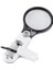 Sway Çift Ayna El Büyüteç Büyüteç Okuma Büyüteç 3 LED Işık ile 3