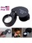 LED 40 x 25MM ile Pratik Işıklı Lens Kuyumcu Büyüteç Göz Büyüteç Büyüteç 1