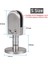 Cam Kelepçe 4x Paslanmaz Çelik 304 Cam Klips Kelepçe Cam Braket 8mm Cam 40MM Çubuk - Gümüş 2